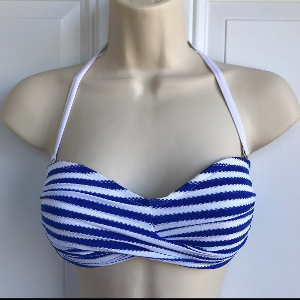 VITAMIN A SWIMWEAR AVA CORSET BANDEAU BIKINI TOP